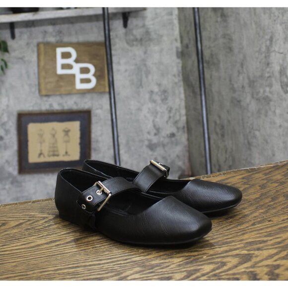 NEW DV Dolce Vita Womens Mellie Buckle Strap Mary Jane Flats MELLIE Black 6.5M - Picture 6 of 12